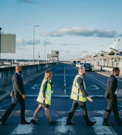 Heathrow “comes together” to mark 60 years since The Beatles’ first North America trip