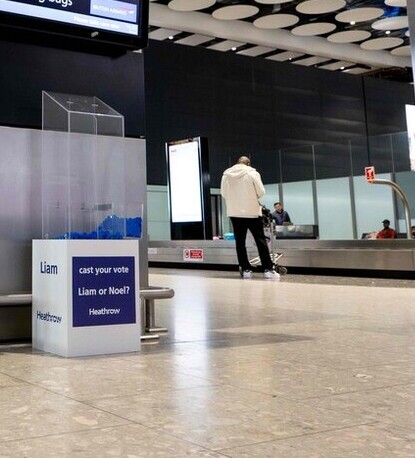 Team Liam or team Noel? Heathrow settles the debate ahead of Oasis’s final London gigs