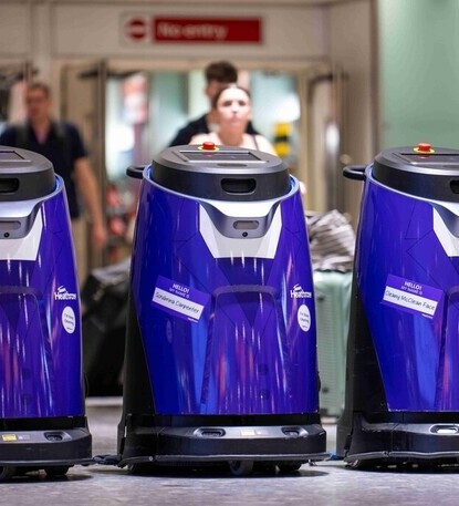 Fleetwood Vac and Meryl Sweep: Heathrow reveals new names for cleaning robots