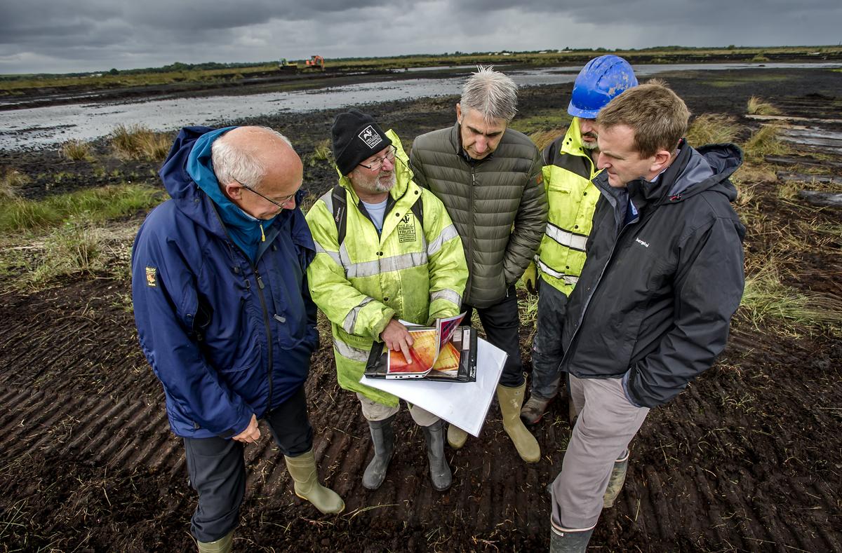 Download Image - Heathrow and the Lancashire Wildlife Trust visit peatlands picture