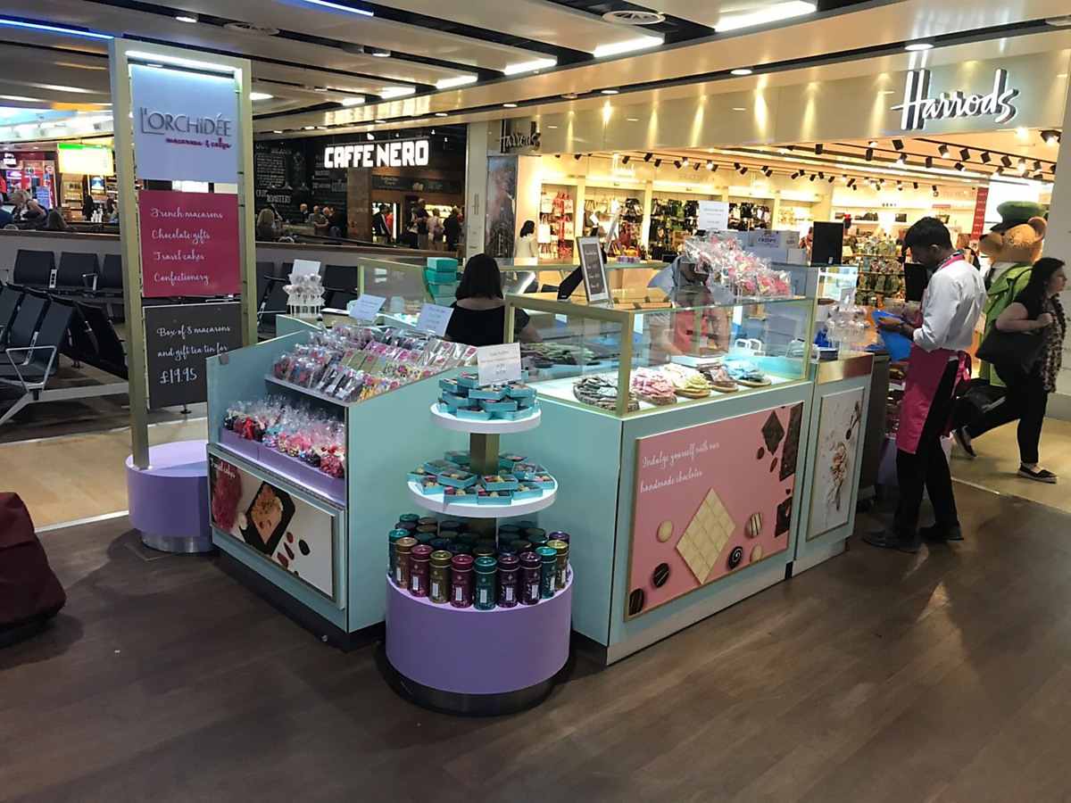Download Image - Confectionery gifting specialist L’Orchidee has arrived at Heathrow this week picture