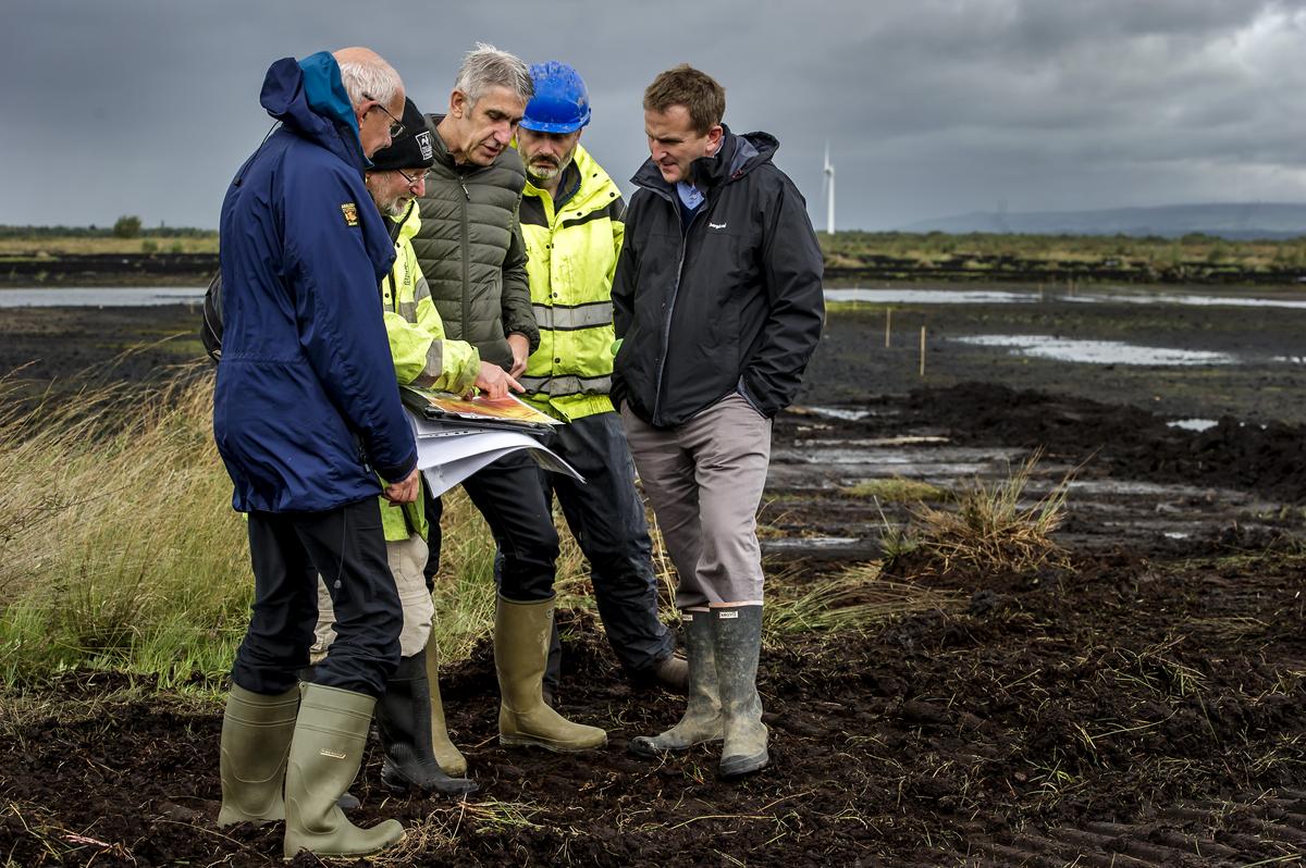 Download Image - Heathrow and the Lancashire Wildlife Trust visit peatlands picture