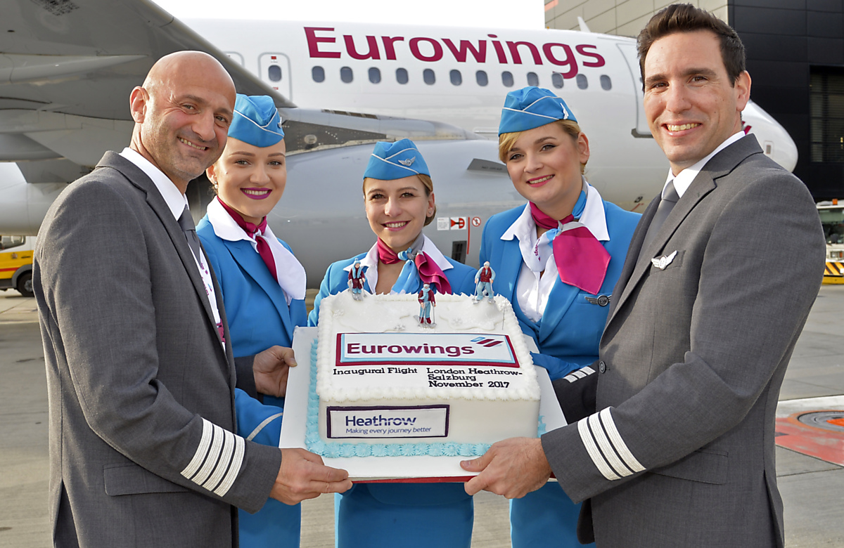 Download Image - Eurowings launches news flights from Heathrow to Salzburg picture