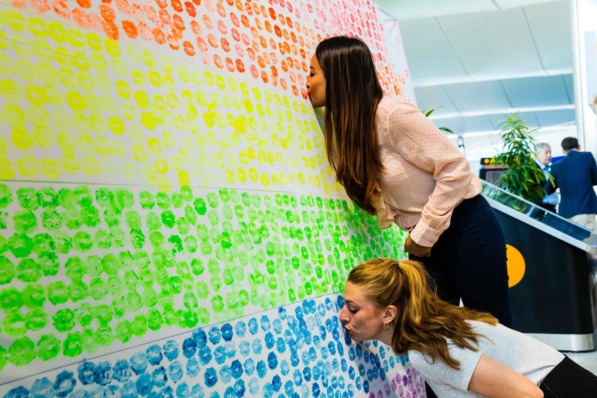 Download Image - Heathrow flies the flag for Pride picture