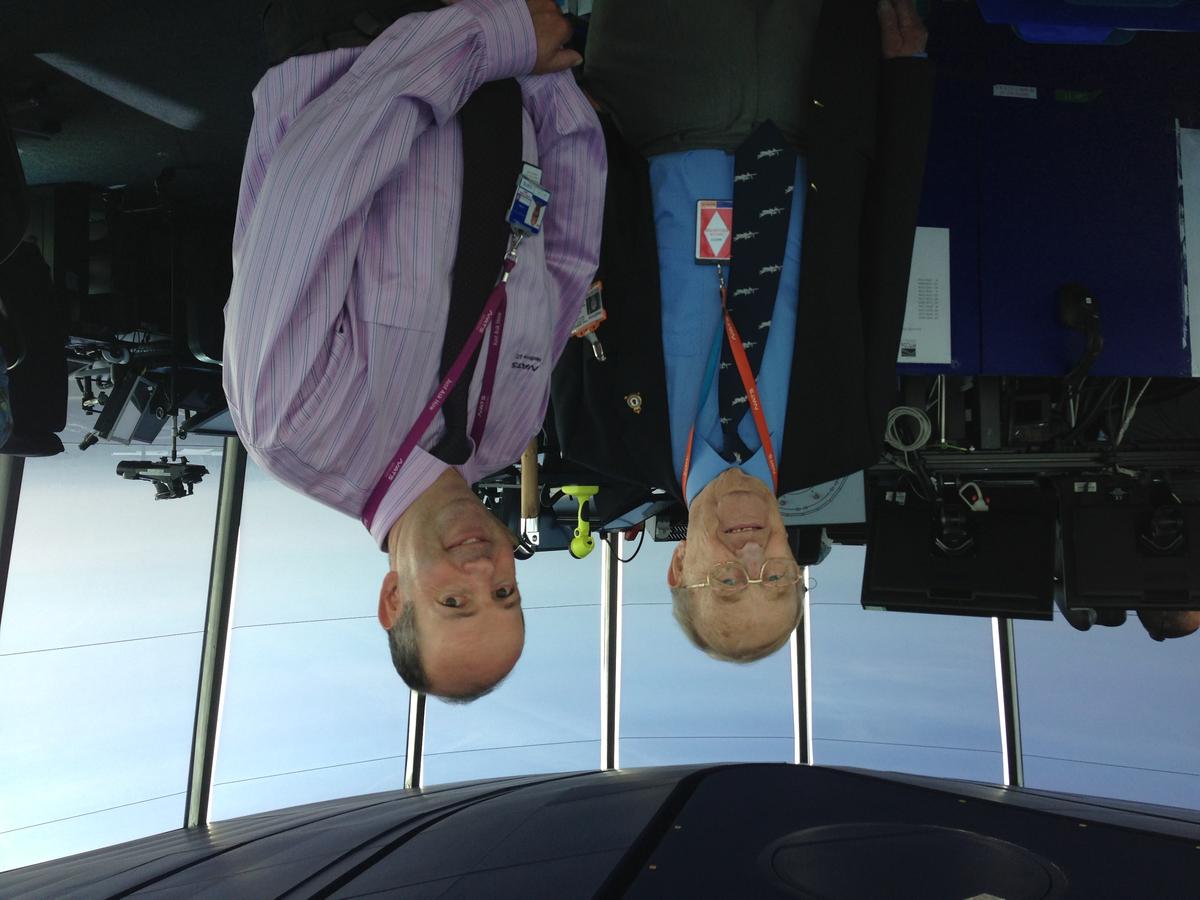 Download Image - Walter Fitch in Control Tower picture