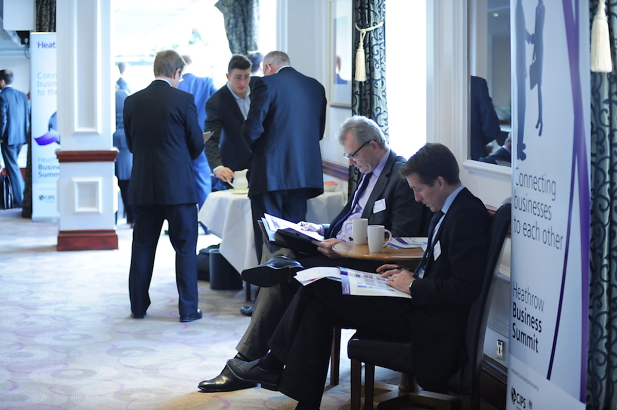 Download Image - Heathrow Business Summit. Photograph by Akin Falope picture
