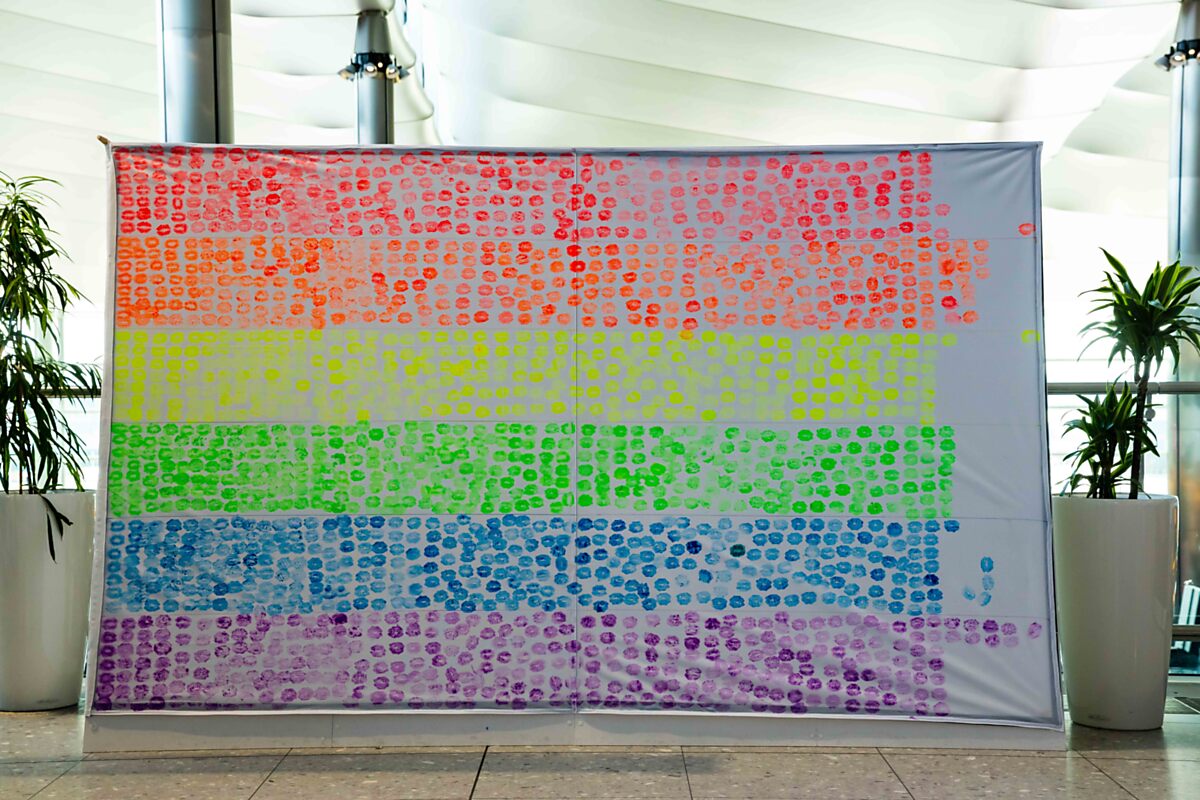 Download Image - Heathrow flies the flag for Pride picture