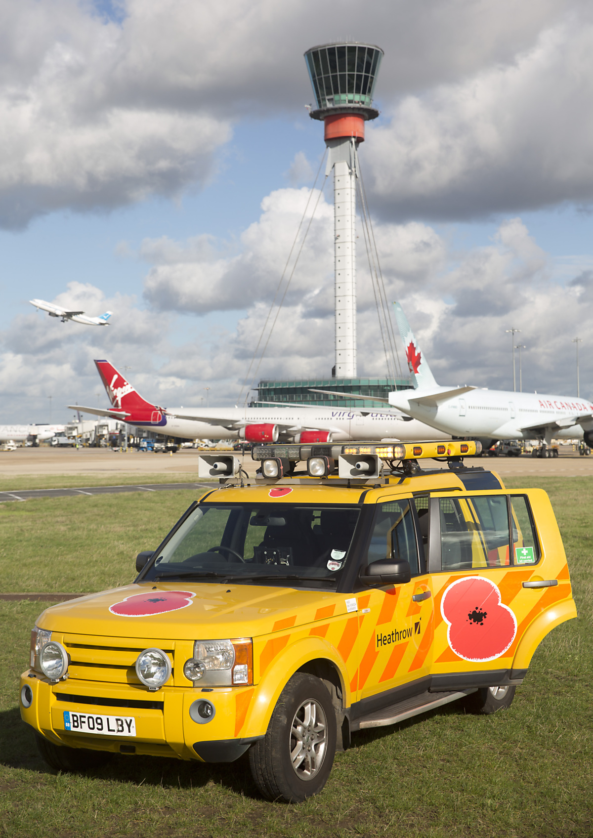 Download Image - Heathrow's Poppy Tribute picture