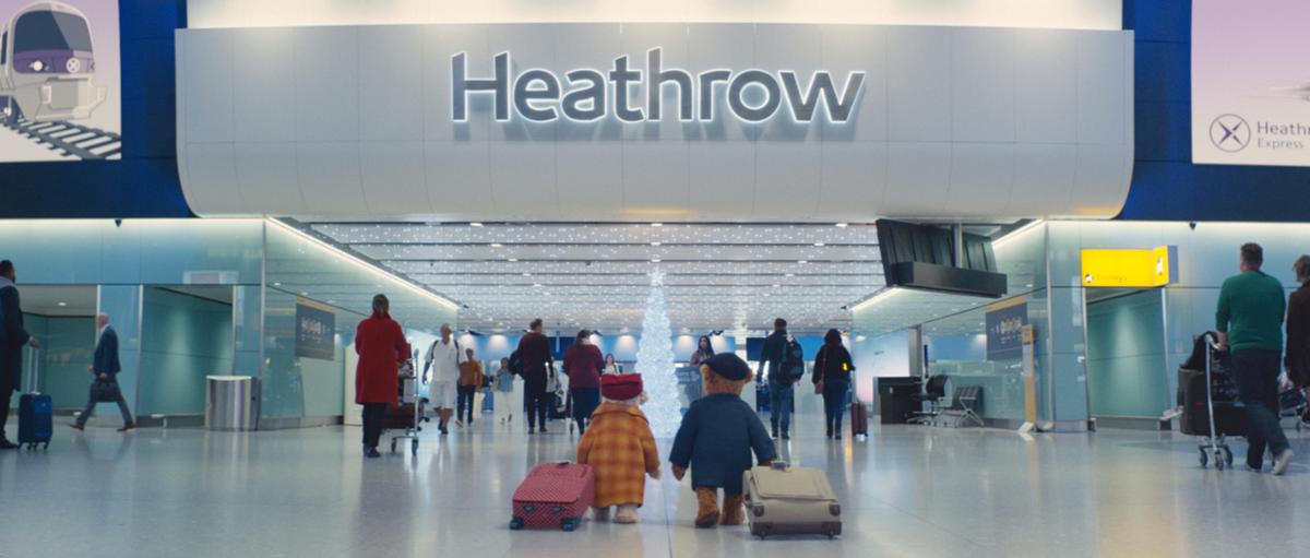 Download Image - Heathrow releases new Christmas ad starring much-loved characters; Doris and Edward Bair picture