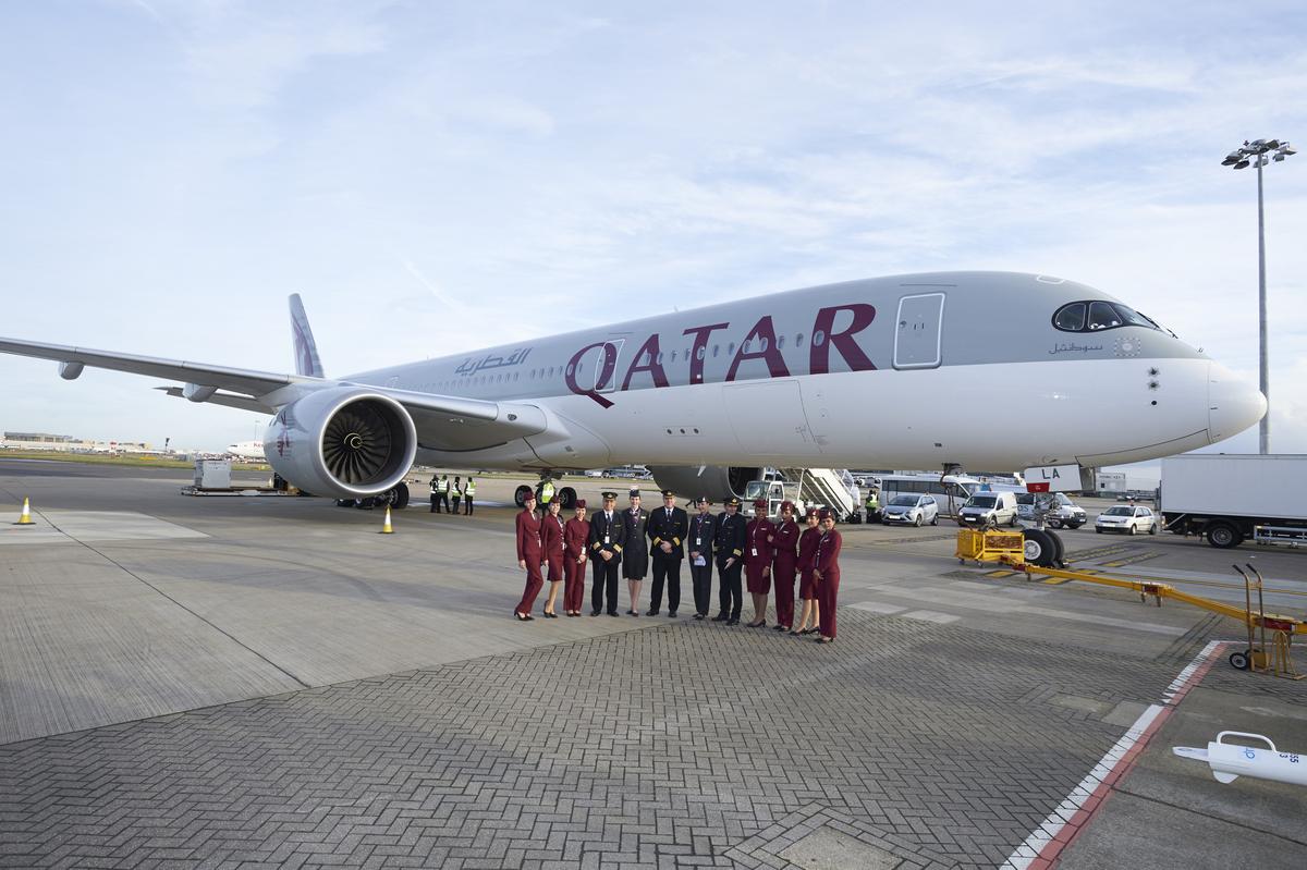 Download Image - Qatar Airways A350 picture