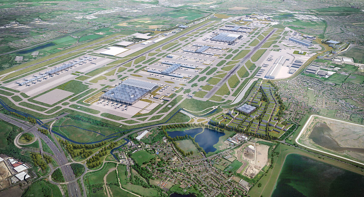 Download Image - Heathrow Expansion CGI picture