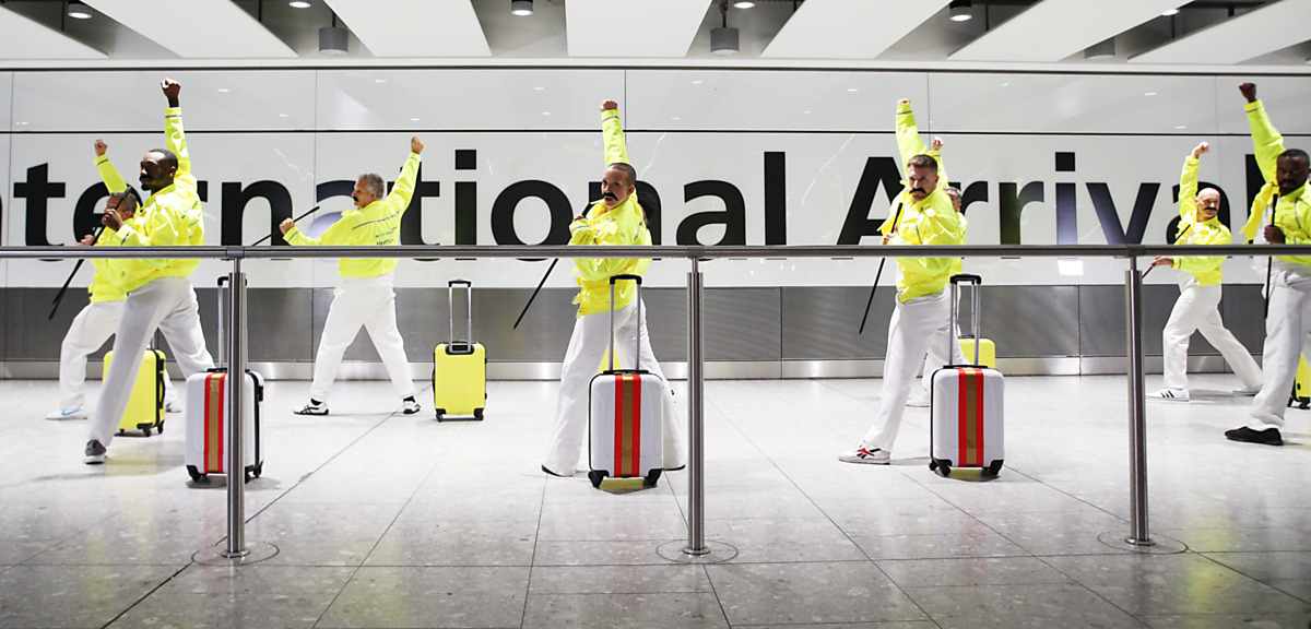 Download Image - Heathrow and British Airways celebrate Freddie Mercury's birthday ahead of Queen movie, Bohemian Rhapsody, release picture