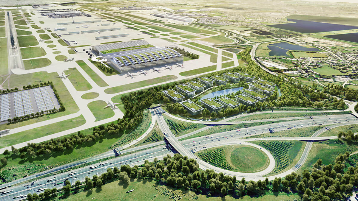 Download Image - Heathrow Expansion CGI picture