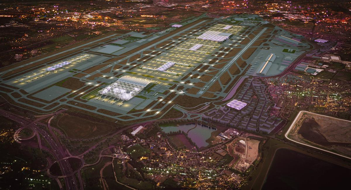 Download Image - Heathrow Expansion CGI picture