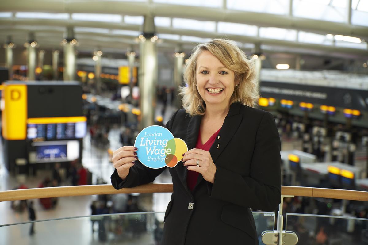Download Image - Living Wage - Heathrow Chief People Officer Paula Stannett picture