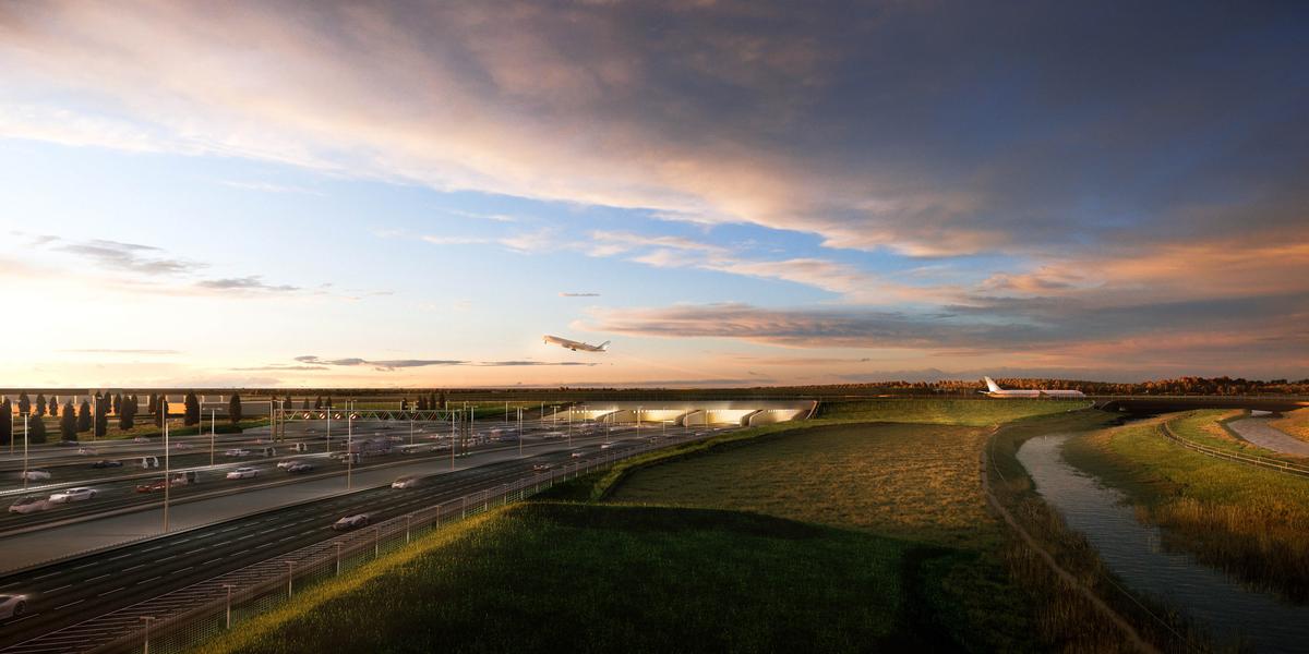 Download Image - Heathrow Expansion Masterplan - M25 View picture