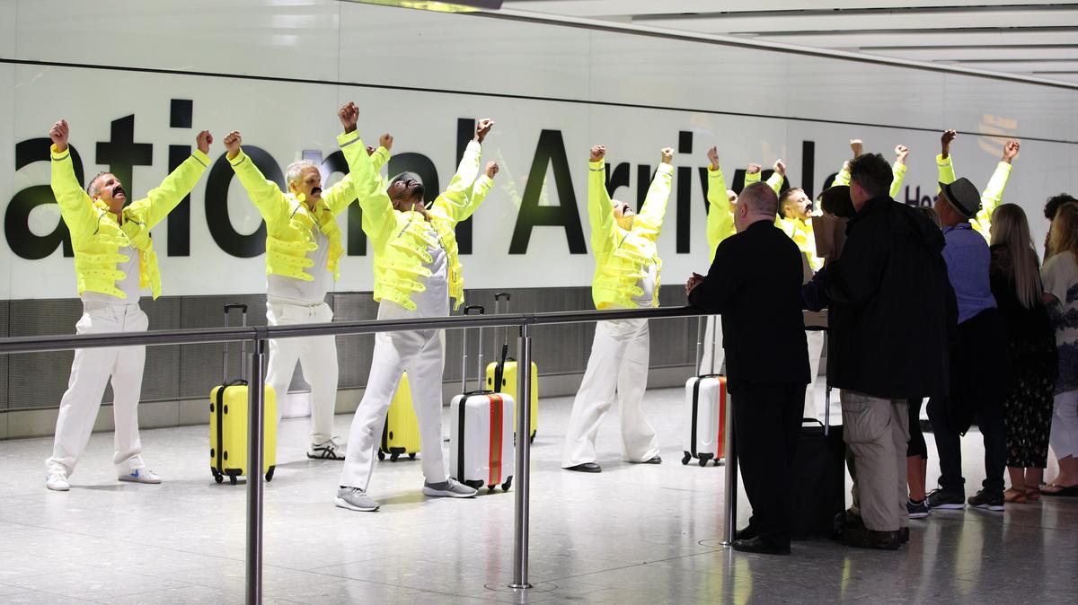 Download Image - Heathrow and British Airways celebrate Freddie Mercury's birthday ahead of Queen movie, Bohemian Rhapsody, release picture