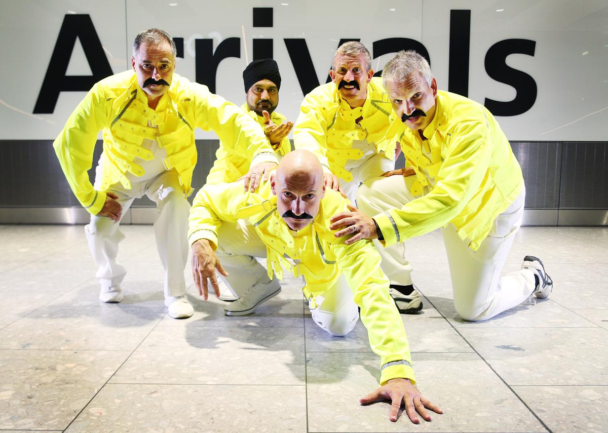 Download Image - Heathrow and British Airways celebrate Freddie Mercury's birthday ahead of Queen movie, Bohemian Rhapsody, release picture