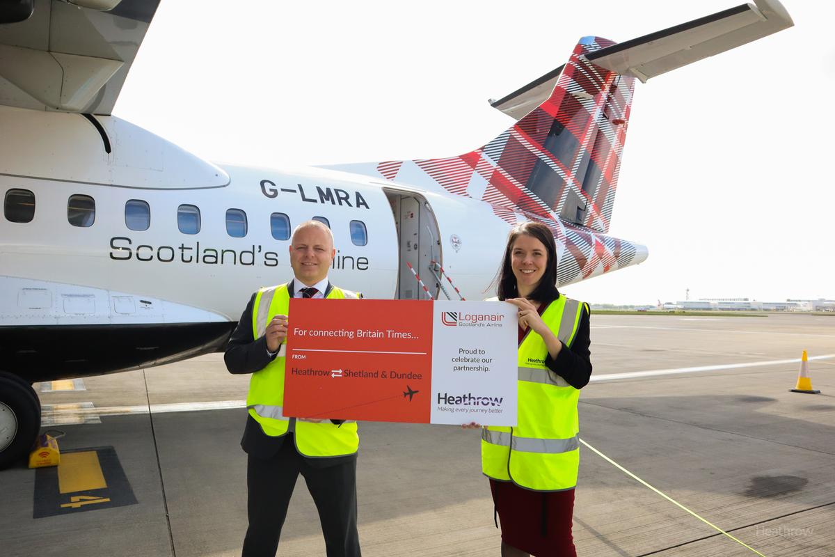 Download Image - Loganair + Heathrow launch 110523 picture