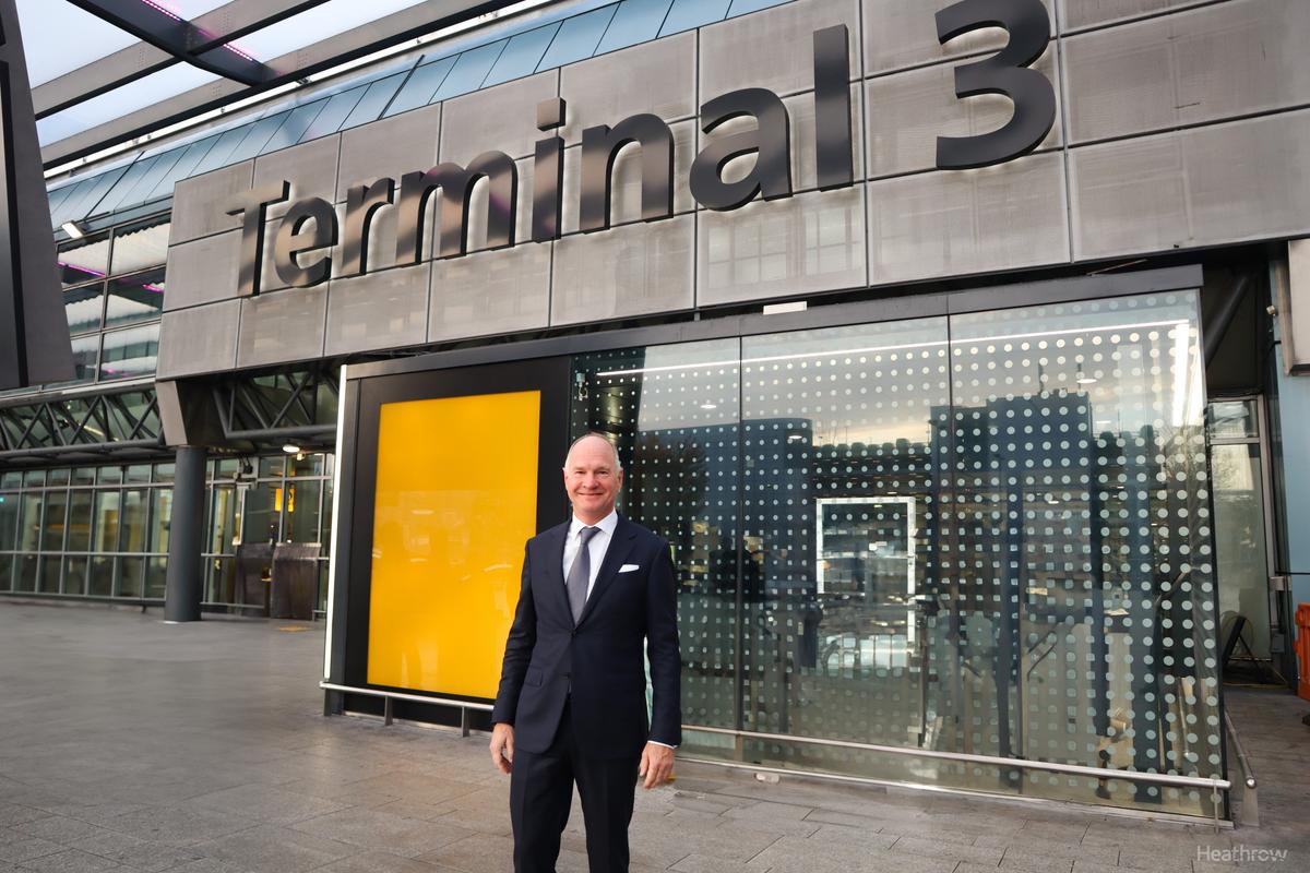 Download Image - Heathrow CEO Thomas Woldbye @ T3 picture