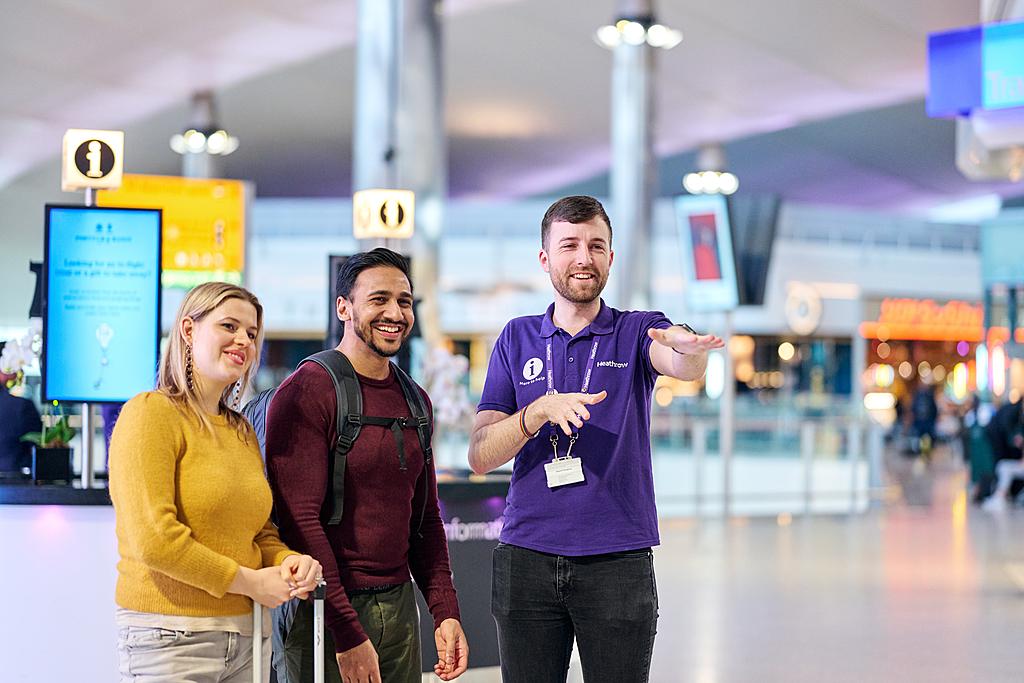 Heathrow passengers in Terminal 2