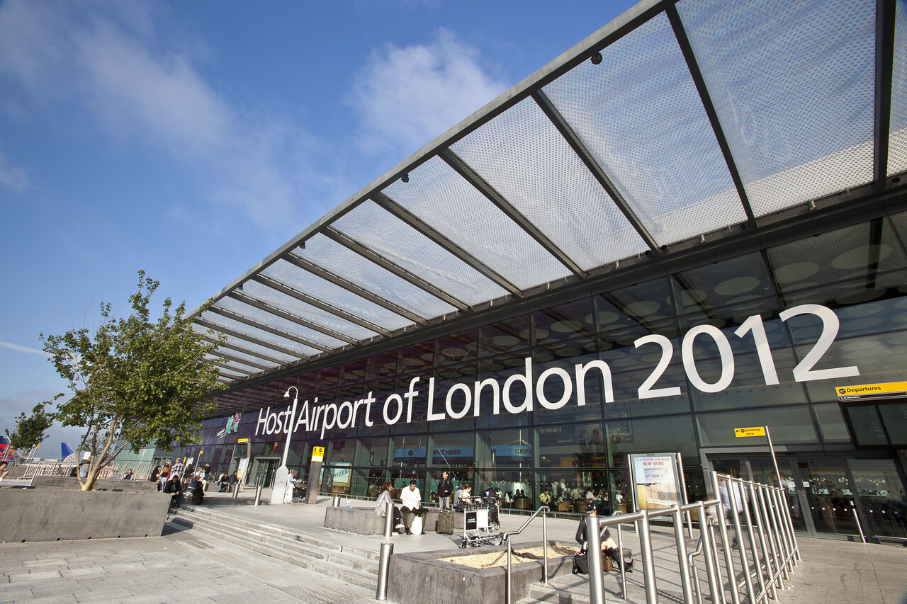 Terminal 4 forecourt - 2012 host airport