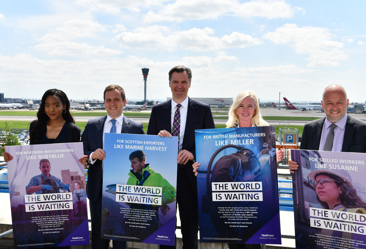 Business and unions: “Back Britain by expanding Heathrow” picture