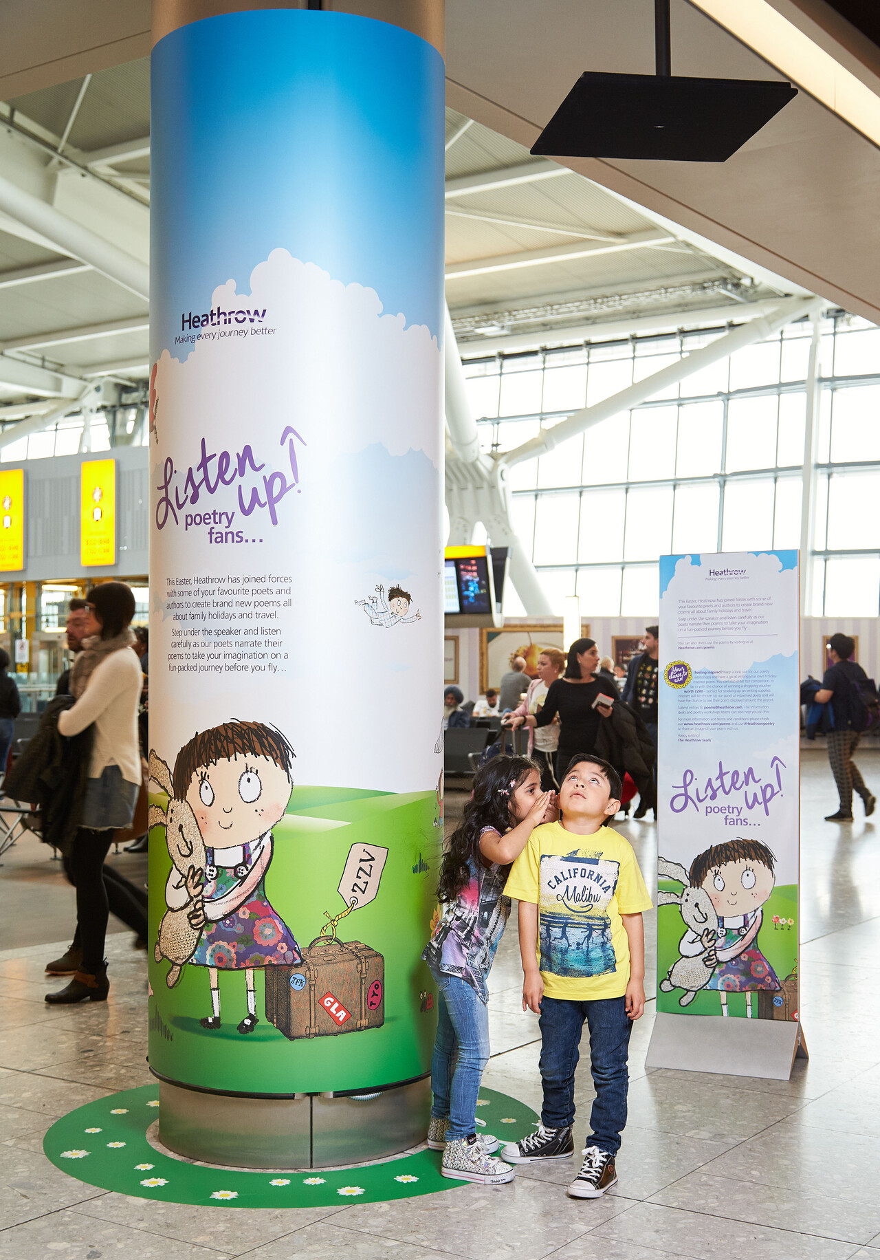 Passport to Poetry: Poetry takes off for families at Heathrow for Easter break picture