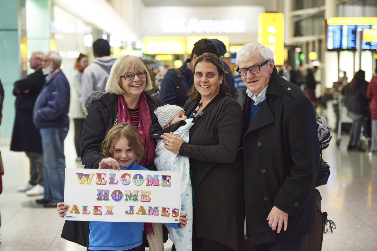 Welcome home banners with Ben Eine 3