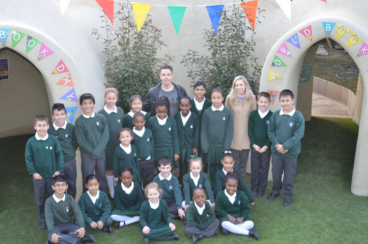 St. Michael and St. Martin Catholic Primary students celebrate adobe building