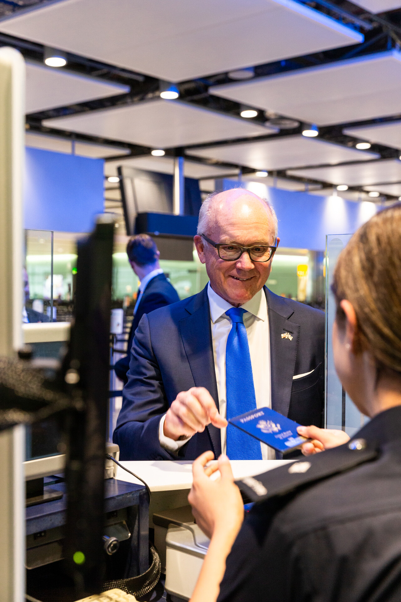 US Ambassador Woody Johnson Visits Heathrow