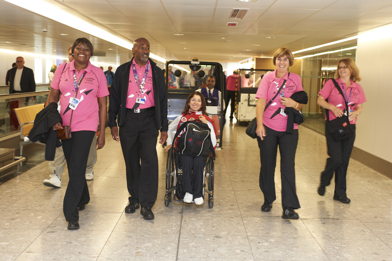 Heathrow bids farewell to athletes from around the world picture