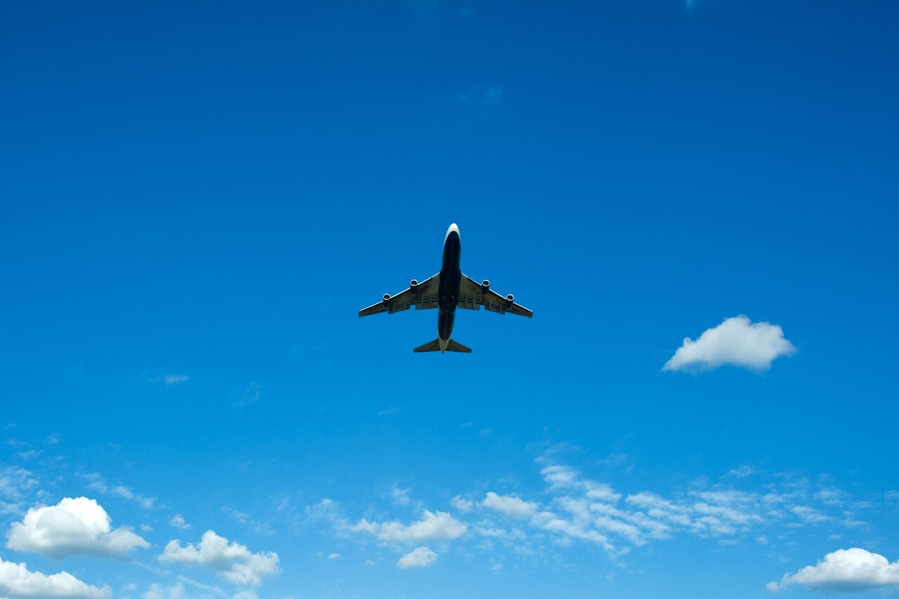Aircraft blue sky 2