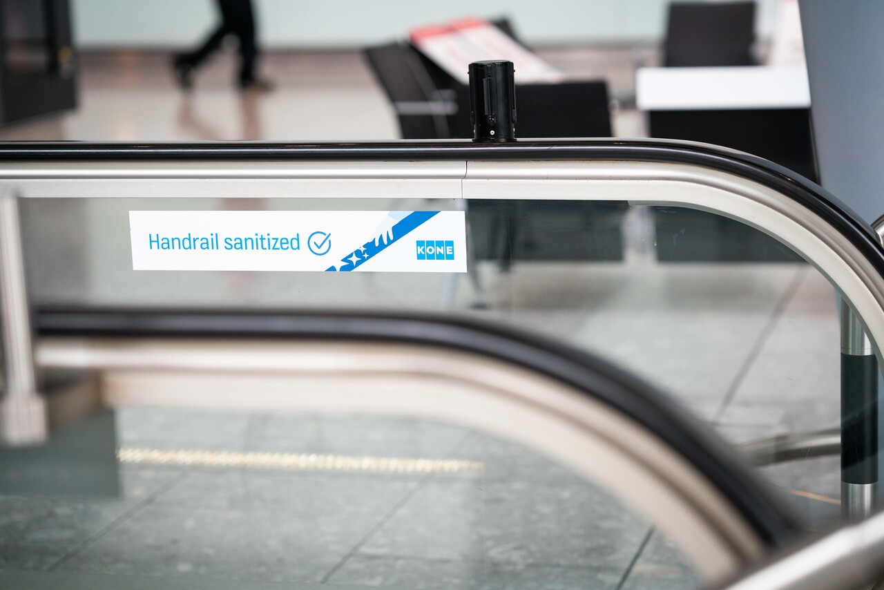 UV handrail technology