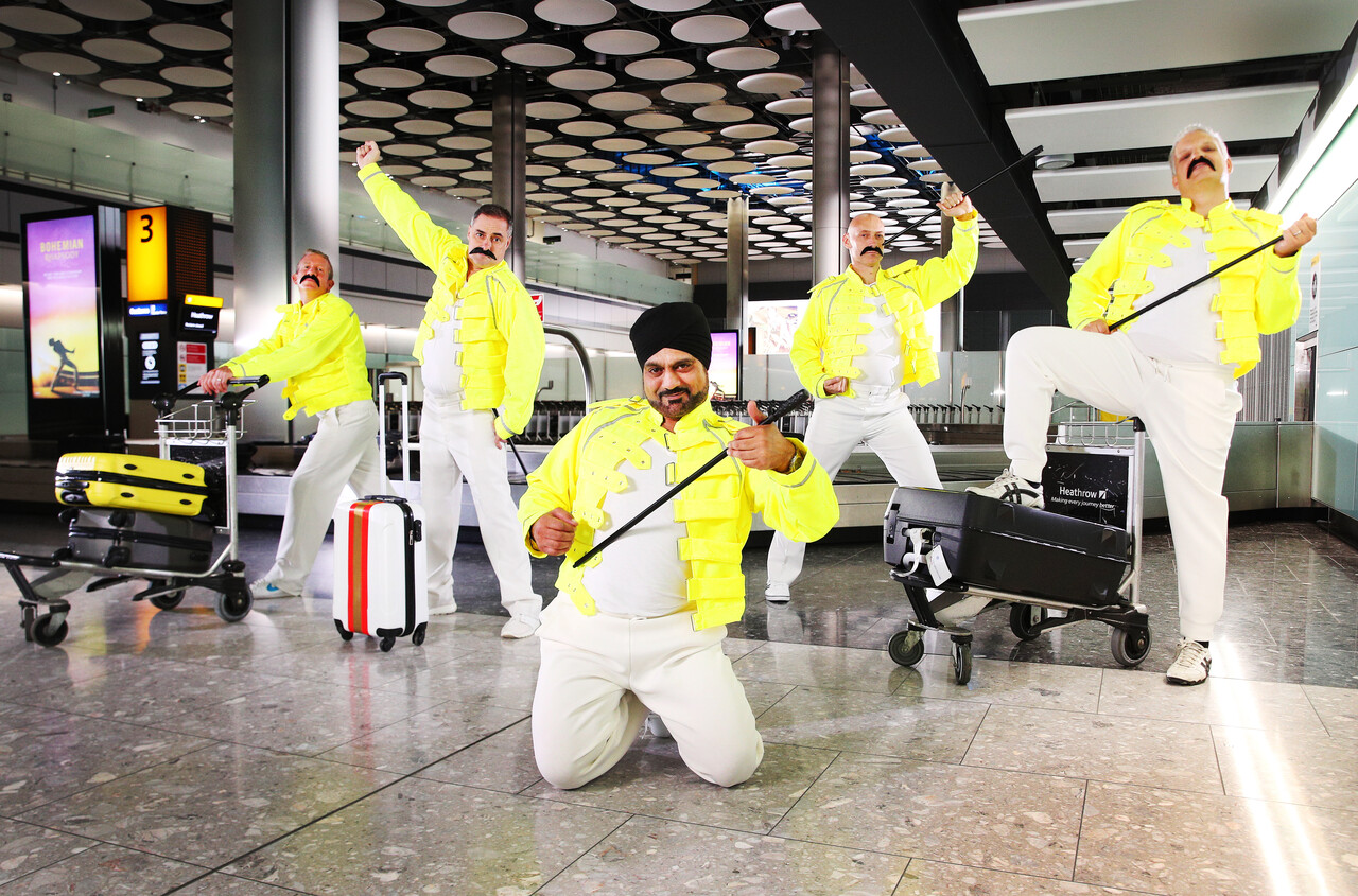 Heathrow and British Airways celebrate Freddie Mercury's birthday ahead of Queen movie, Bohemian Rhapsody, release