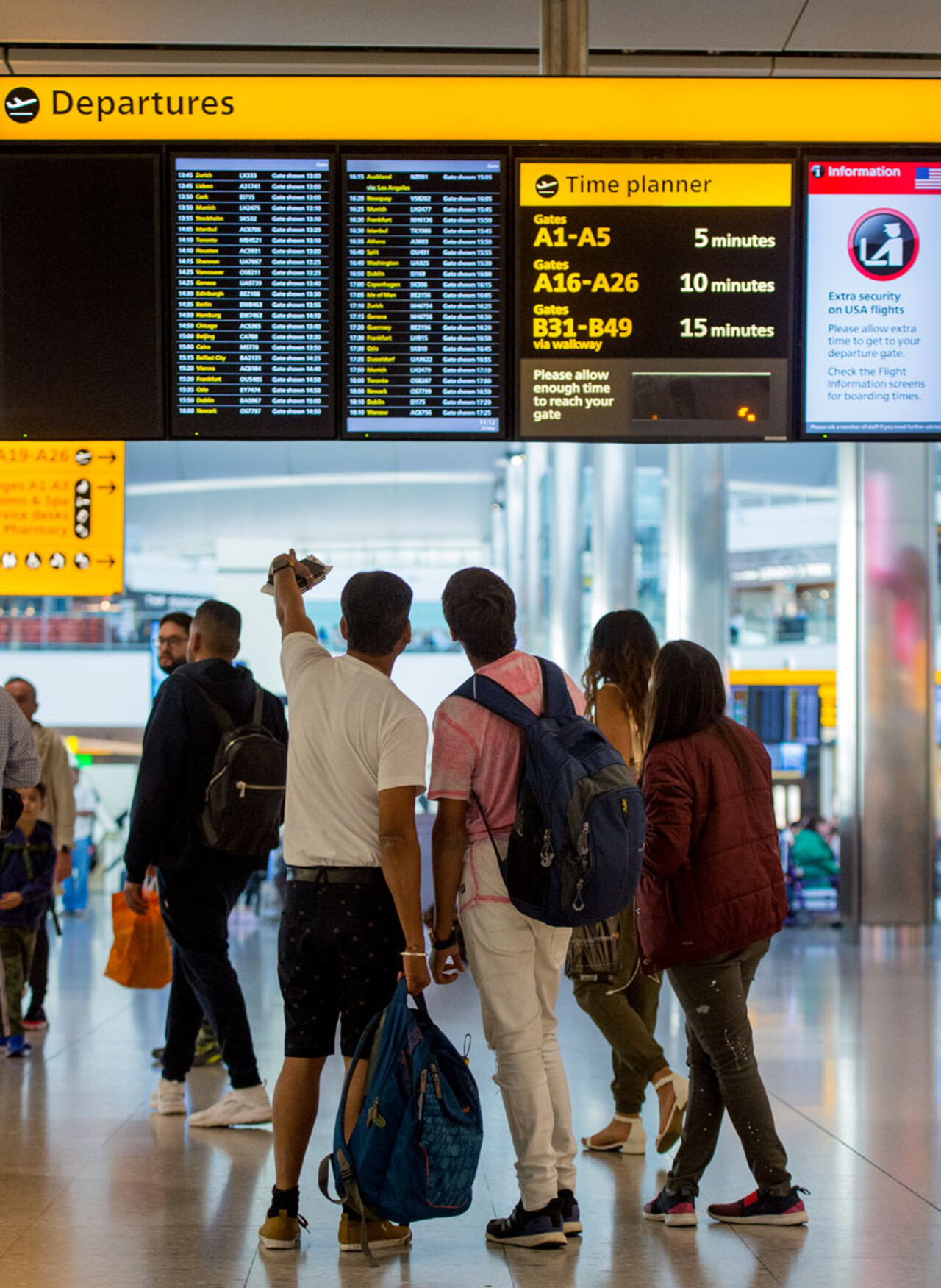 Heathrow T2A airside departures