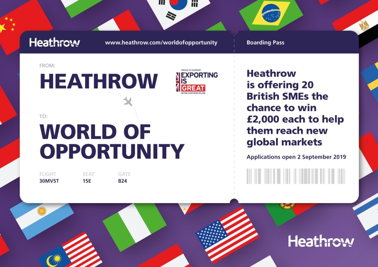 Calling all SMEs! Heathrow invites British businesses to apply for 2019 ‘World of Opportunity’ grants picture