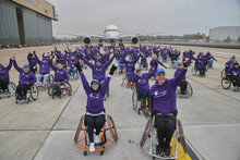 Heathrow participants in world record challenge