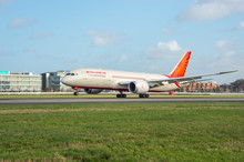 Heathrow Airport, Air India B787 Dreamliner aircraft