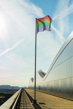 •	Heathrow’s Pride flag is now flying high above Terminal 2 until the end of July
