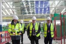 Transport Secretary at Heathrow Terminal Two