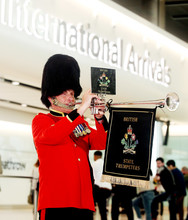 Heathrow brings a taste of the royal wedding to arriving passengers