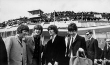 The Beatles arrive at Heathrow