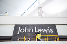 John Lewis signage fit out