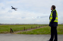 Kevan Jones MP at Heathrow