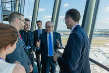 US Ambassador Woody Johnson Visits Heathrow