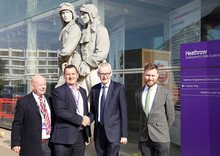 Heathrow’s Alcock and Brown Sculpture travels to Ireland to mark the centenary of the first non stop transatlantic flight