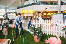 Heathrow and Pimm's Crazy Croquet
