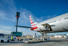 American Airlines cargo loading