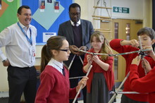 Heathrow Primary School Challenge with Spelthorne's MP Kwasi Kwarteng